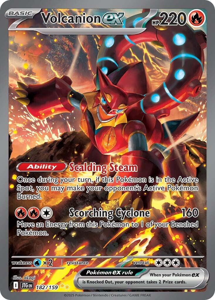 Volcanion ex (182/159) [Scarlet & Violet: Journey Together] | Tabernacle Games