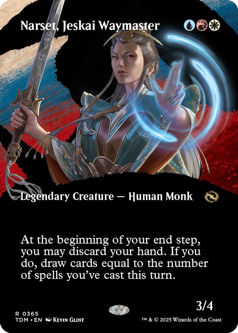 Narset, Jeskai Waymaster (Borderless) [Tarkir: Dragonstorm] | Tabernacle Games