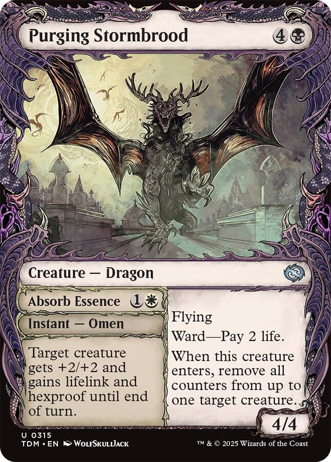 Purging Stormbrood (Showcase) [Tarkir: Dragonstorm] | Tabernacle Games