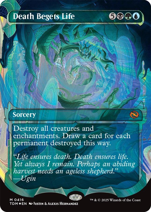 Death Begets Life (Showcase) (Halo Foil) [Tarkir: Dragonstorm] | Tabernacle Games