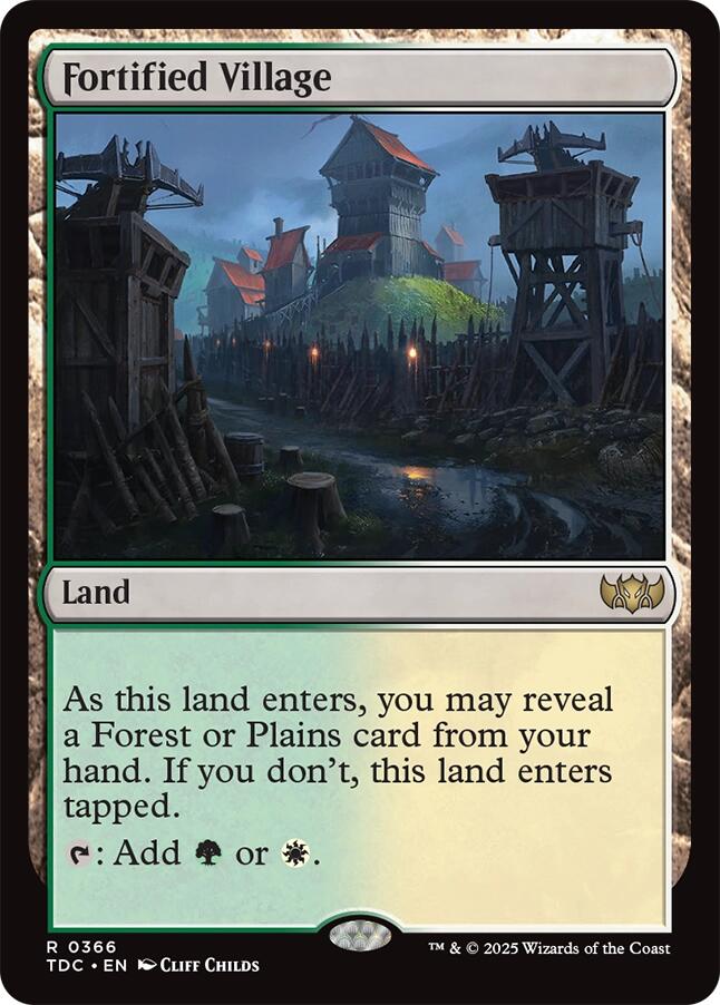 Fortified Village [Tarkir: Dragonstorm Commander] | Tabernacle Games
