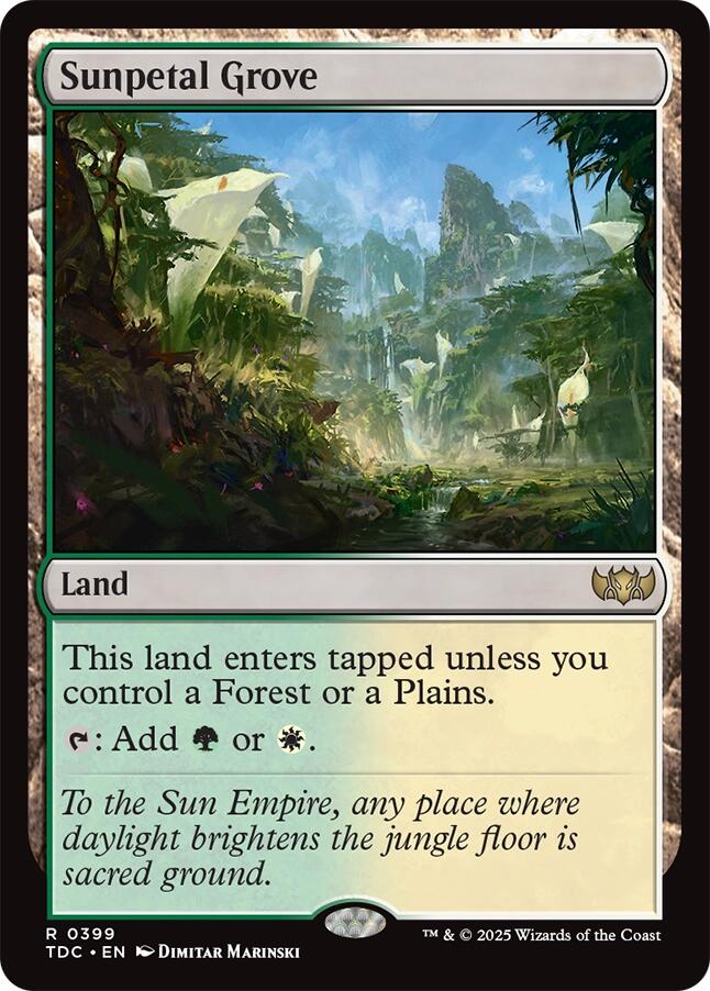 Sunpetal Grove [Tarkir: Dragonstorm Commander] | Tabernacle Games