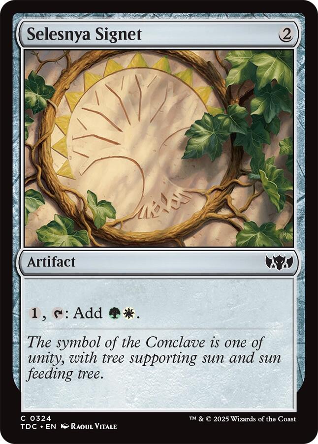 Selesnya Signet [Tarkir: Dragonstorm Commander] | Tabernacle Games