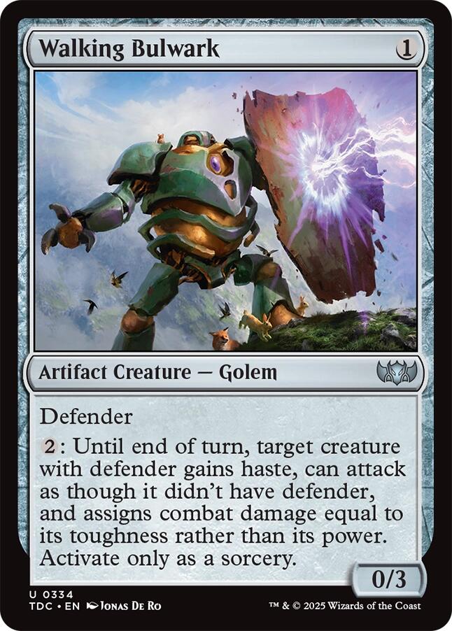 Walking Bulwark [Tarkir: Dragonstorm Commander] | Tabernacle Games