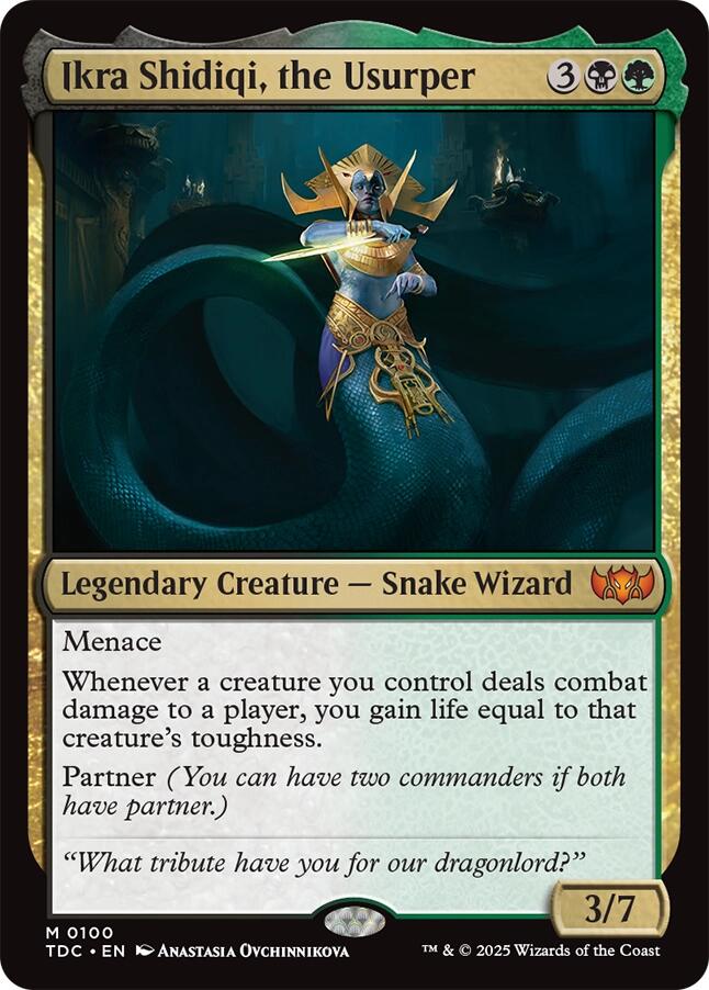Ikra Shidiqi, the Usurper [Tarkir: Dragonstorm Commander] | Tabernacle Games