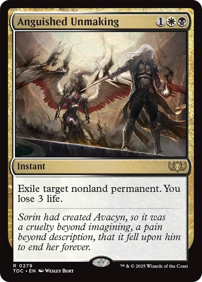 Anguished Unmaking [Tarkir: Dragonstorm Commander] | Tabernacle Games