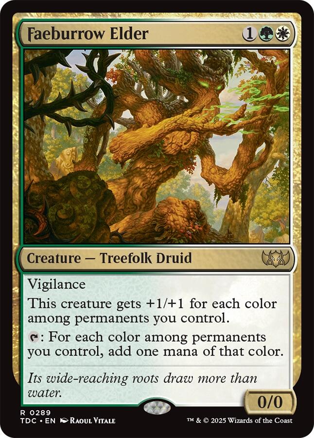 Faeburrow Elder [Tarkir: Dragonstorm Commander] | Tabernacle Games