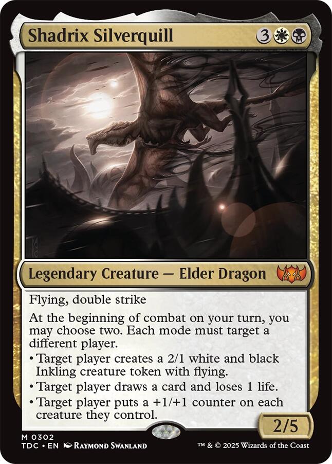 Shadrix Silverquill [Tarkir: Dragonstorm Commander] | Tabernacle Games