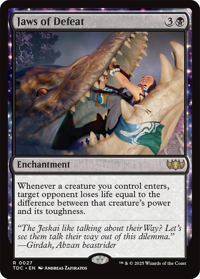 Jaws of Defeat [Tarkir: Dragonstorm Commander] | Tabernacle Games