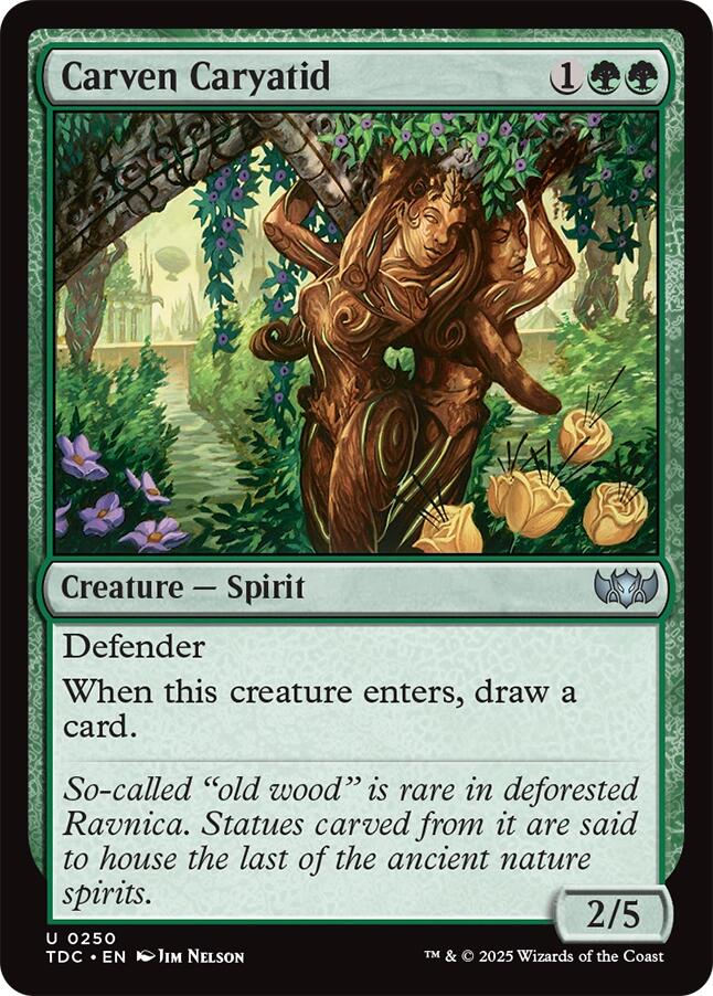 Carven Caryatid [Tarkir: Dragonstorm Commander] | Tabernacle Games