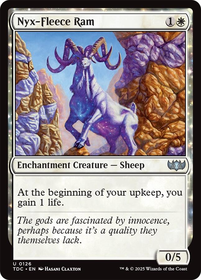 Nyx-Fleece Ram [Tarkir: Dragonstorm Commander] | Tabernacle Games