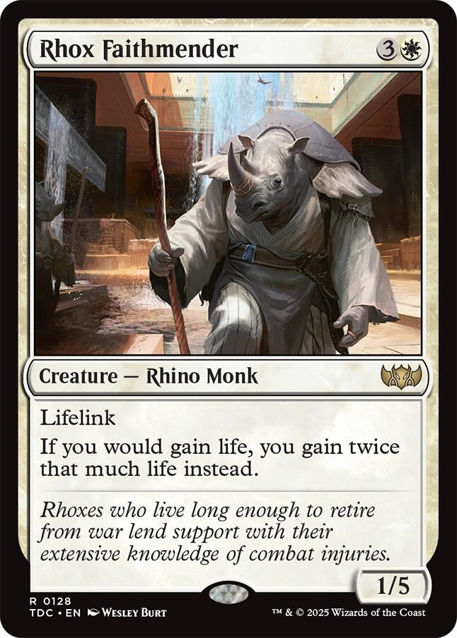 Rhox Faithmender [Tarkir: Dragonstorm Commander] | Tabernacle Games