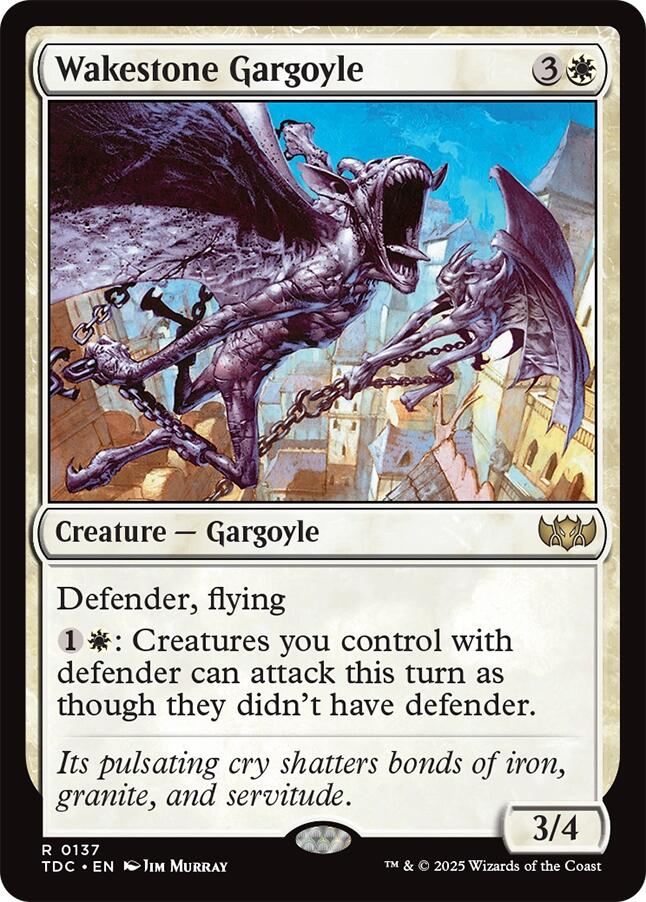 Wakestone Gargoyle [Tarkir: Dragonstorm Commander] | Tabernacle Games