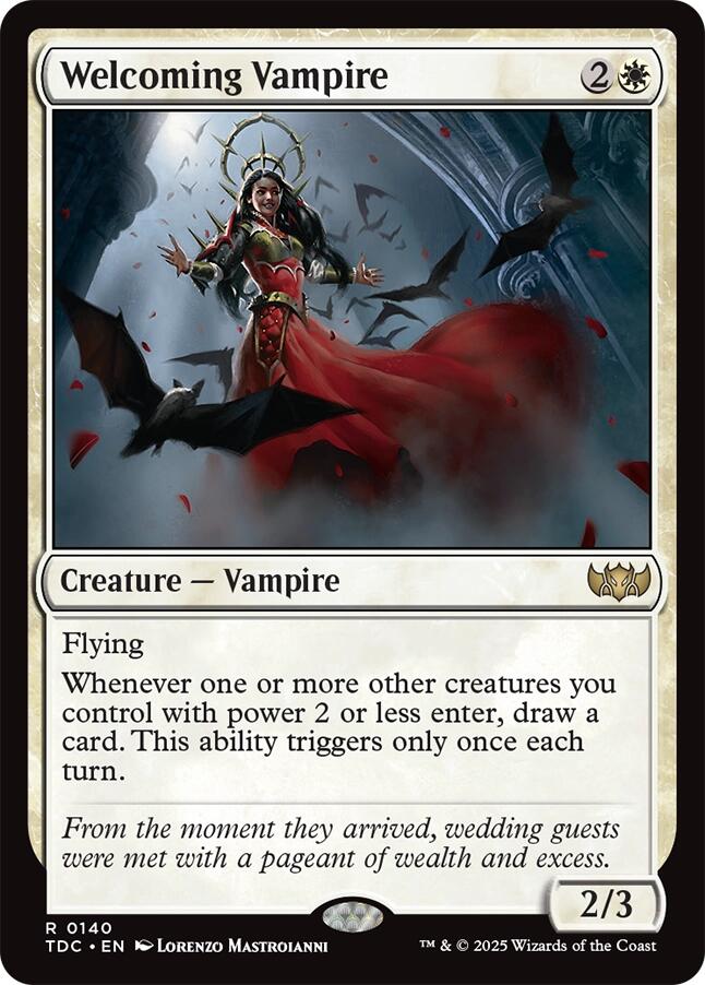 Welcoming Vampire [Tarkir: Dragonstorm Commander] | Tabernacle Games