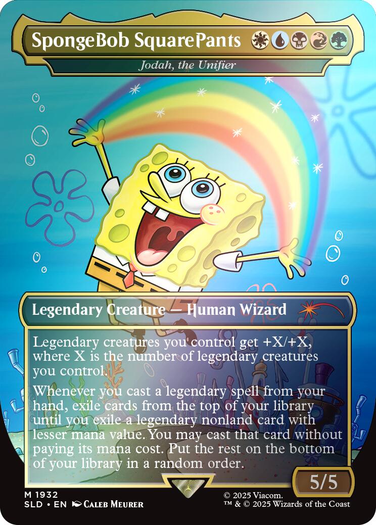 SpongeBob SquarePants - Jodah, the Unifier (Rainbow Foil) [Secret Lair Drop Series] | Tabernacle Games