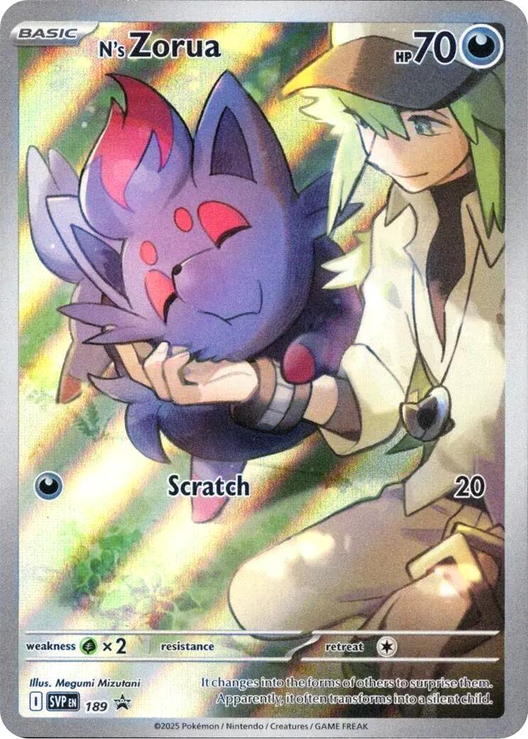 N's Zorua (SVP189) [Scarlet & Violet: Black Star Promos] | Tabernacle Games