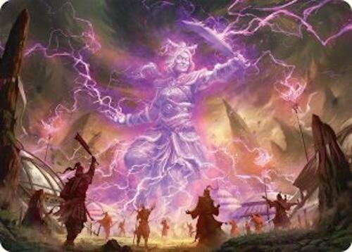Smile at Death Art Card (4/54) [Tarkir: Dragonstorm Art Series] | Tabernacle Games