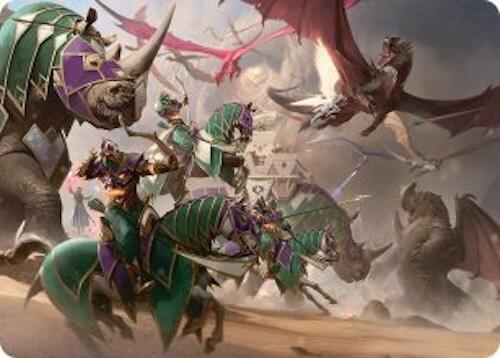 United Battlefront Art Card (5/54) [Tarkir: Dragonstorm Art Series] | Tabernacle Games