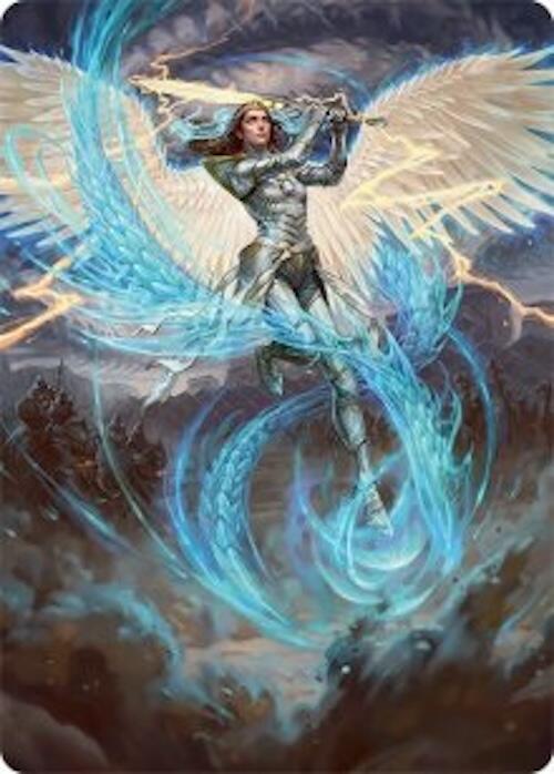 Elspeth, Storm Slayer Art Card (49/54) [Tarkir: Dragonstorm Art Series] | Tabernacle Games