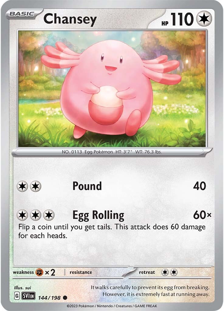 Chansey (144/198) [Scarlet & Violet: Base Set] | Tabernacle Games