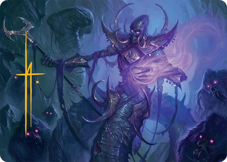 Sidisi, Regent of the Mire Art Card (14/54) (Gold-Stamped Signature) [Tarkir: Dragonstorm Art Series] | Tabernacle Games