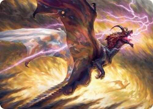 Stormscale Scion Art Card (17/54) [Tarkir: Dragonstorm Art Series] | Tabernacle Games