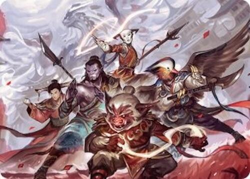 Will of the Jeskai Art Card (54/54) [Tarkir: Dragonstorm Art Series] | Tabernacle Games