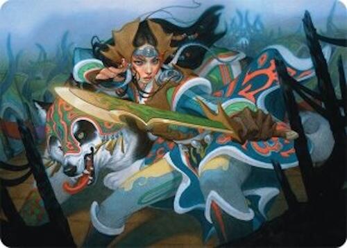 Eshki Dragonclaw Art Card (23/54) [Tarkir: Dragonstorm Art Series] | Tabernacle Games