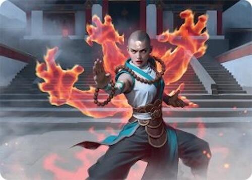 Flamehold Grappler Art Card (24/54) [Tarkir: Dragonstorm Art Series] | Tabernacle Games
