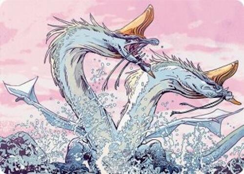 Twinmaw Stormbrood Art Card (39/54) [Tarkir: Dragonstorm Art Series] | Tabernacle Games