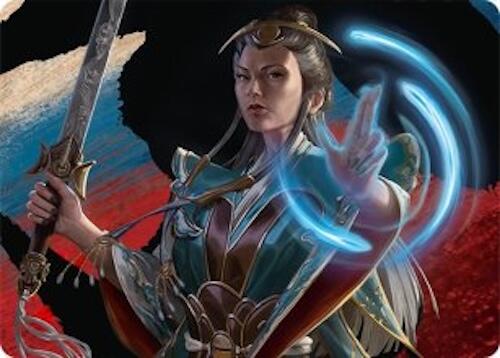 Narset, Jeskai Waymaster Art Card (44/54) [Tarkir: Dragonstorm Art Series] | Tabernacle Games