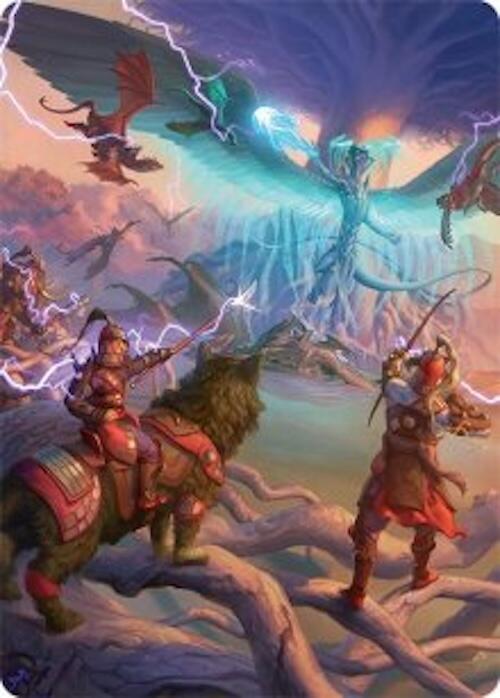 All-Out Assault Art Card (50/54) [Tarkir: Dragonstorm Art Series] | Tabernacle Games