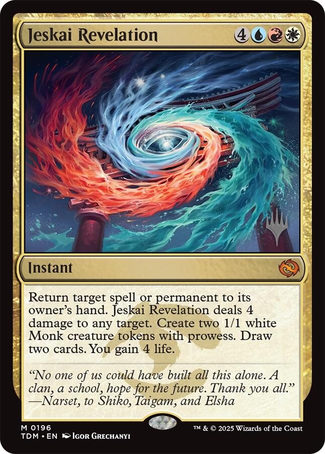 Jeskai Revelation [Tarkir: Dragonstorm Promos] | Tabernacle Games