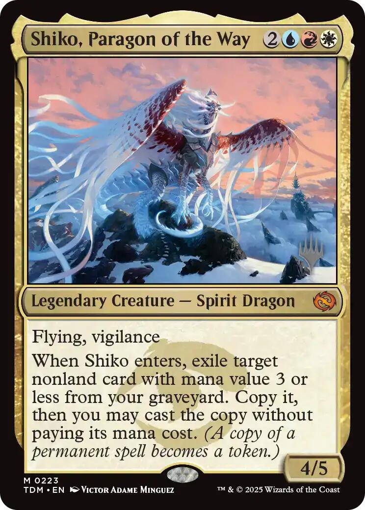 Shiko, Paragon of the Way [Tarkir: Dragonstorm Promos] | Tabernacle Games