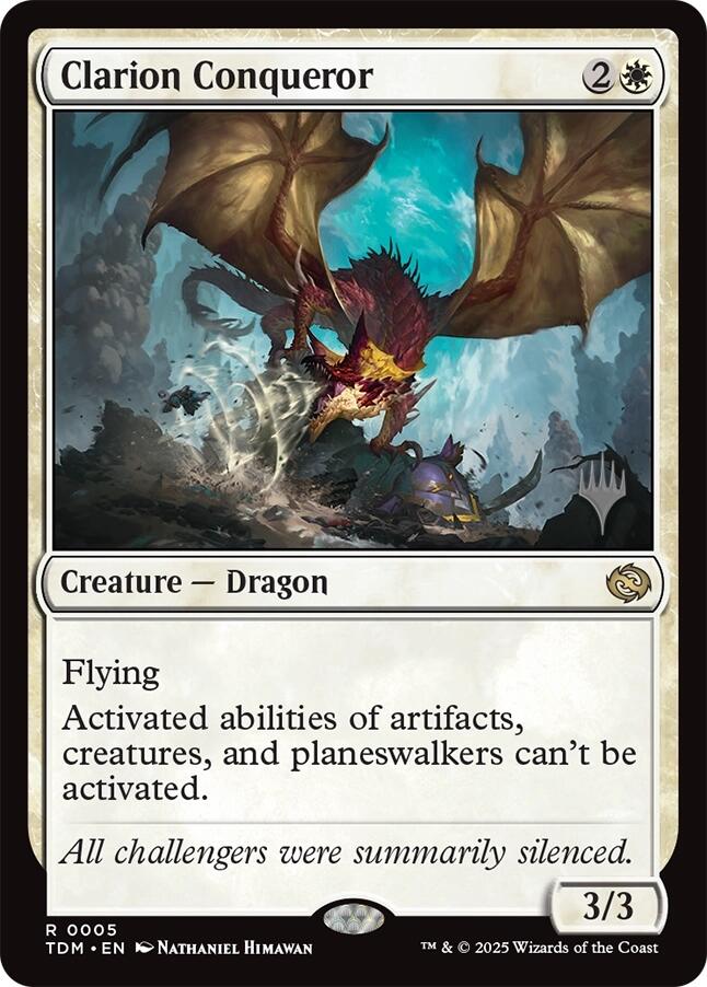 Clarion Conqueror [Tarkir: Dragonstorm Promos] | Tabernacle Games