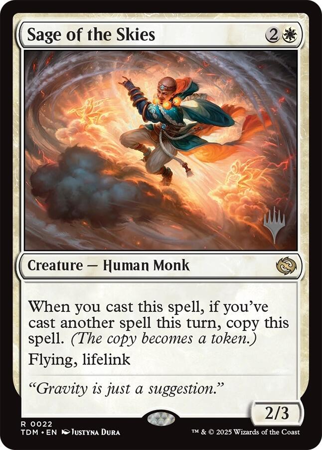 Sage of the Skies [Tarkir: Dragonstorm Promos] | Tabernacle Games