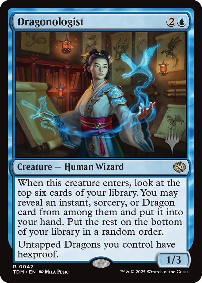 Dragonologist [Tarkir: Dragonstorm Promos] | Tabernacle Games