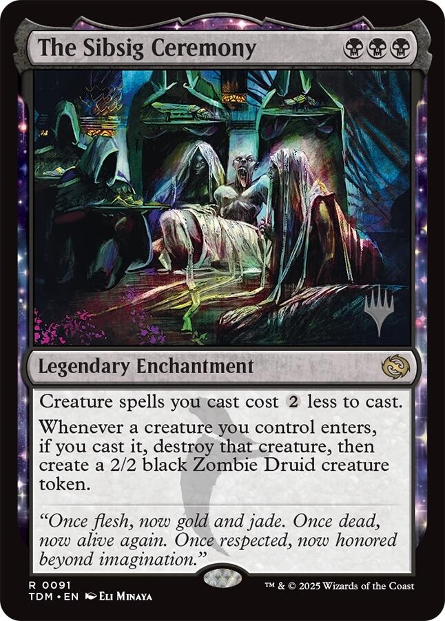 The Sibsig Ceremony [Tarkir: Dragonstorm Promos] | Tabernacle Games