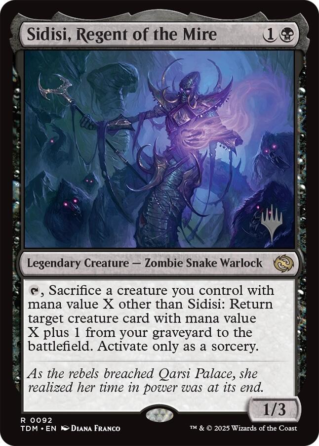 Sidisi, Regent of the Mire [Tarkir: Dragonstorm Promos] | Tabernacle Games