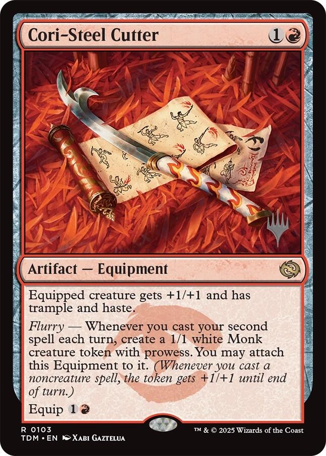 Cori-Steel Cutter [Tarkir: Dragonstorm Promos] | Tabernacle Games