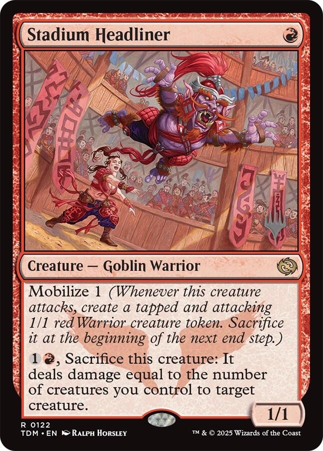 Stadium Headliner [Tarkir: Dragonstorm Promos] | Tabernacle Games