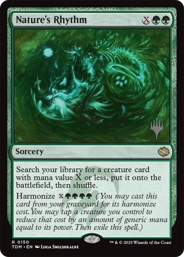 Nature's Rhythm [Tarkir: Dragonstorm Promos] | Tabernacle Games