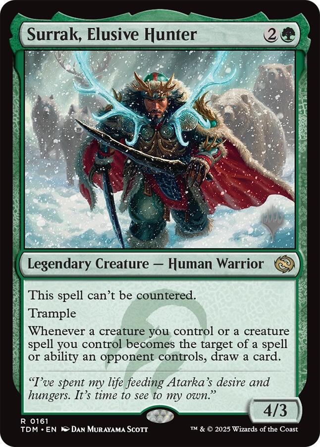 Surrak, Elusive Hunter [Tarkir: Dragonstorm Promos] | Tabernacle Games