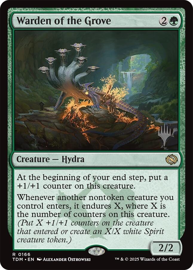 Warden of the Grove [Tarkir: Dragonstorm Promos] | Tabernacle Games