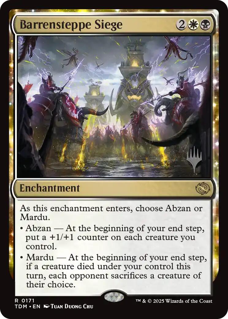 Barrensteppe Siege [Tarkir: Dragonstorm Promos] | Tabernacle Games