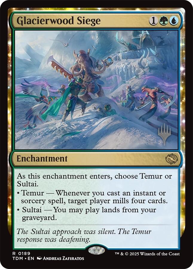 Glacierwood Siege [Tarkir: Dragonstorm Promos] | Tabernacle Games