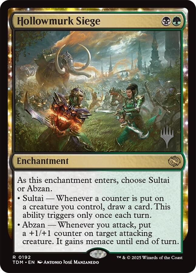 Hollowmurk Siege [Tarkir: Dragonstorm Promos] | Tabernacle Games