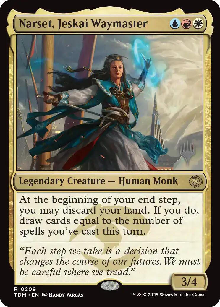 Narset, Jeskai Waymaster [Tarkir: Dragonstorm Promos] | Tabernacle Games