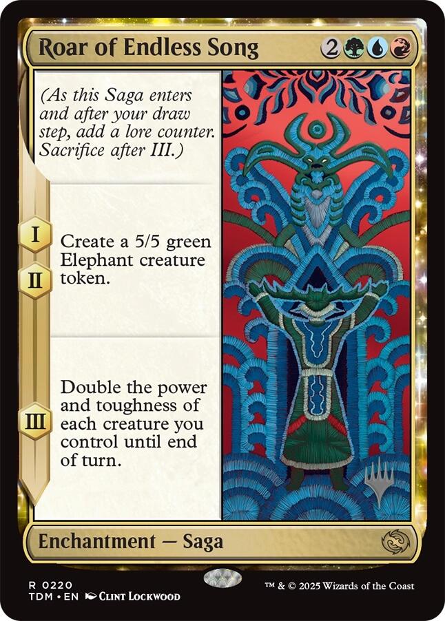 Roar of Endless Song [Tarkir: Dragonstorm Promos] | Tabernacle Games