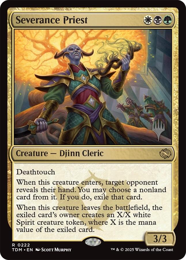 Severance Priest [Tarkir: Dragonstorm Promos] | Tabernacle Games